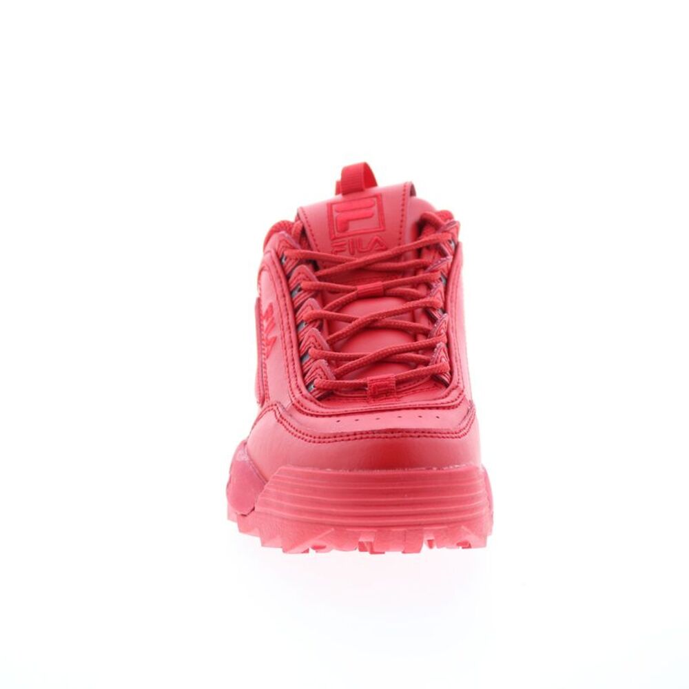 Fila Womens Disruptor II Premium Red Shoes (NWT) - Picture 2 of 4